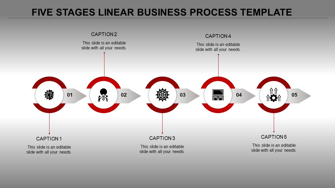 business process template powerpoint-red-5